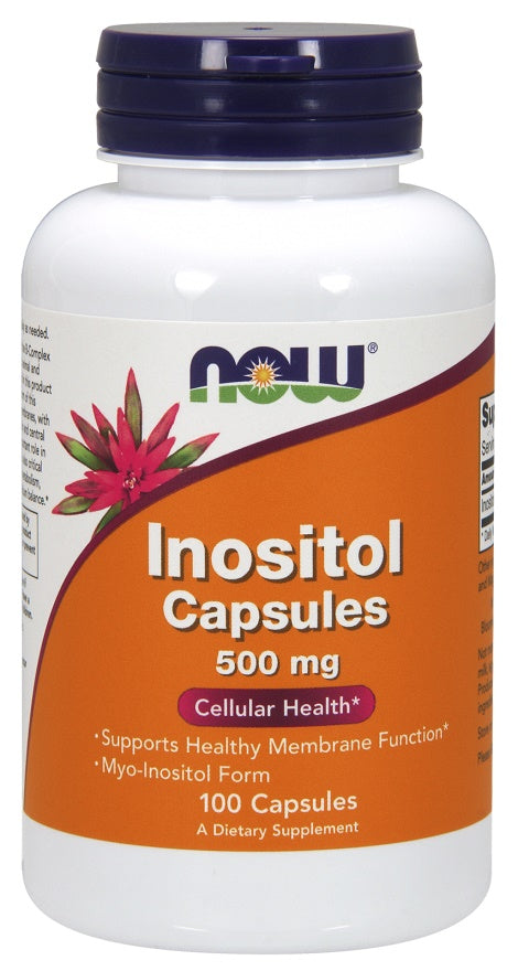 Inositol, 500mg - 100 caps - NOW Foods | Vaistine1.lt | WestPharmacy.eu