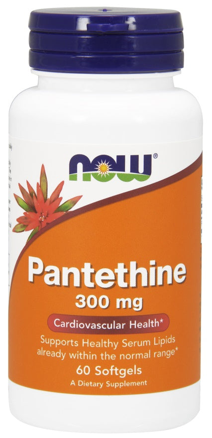 Pantethine, 300mg - 60 softgels - NOW Foods | WestPharmacy.nl - Cardiovascular Health