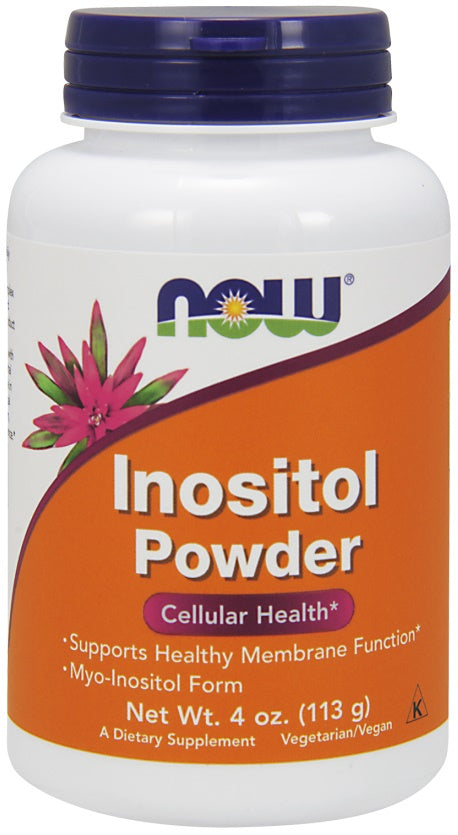 Inositol, Powder - 113g - NOW Foods | WestPharmacy.nl - Nervous System Support