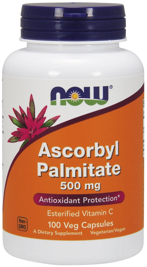 Ascorbyl Palmitate, 500mg - 100 vcaps - NOW Foods | Vaistine1.lt | WestPharmacy.eu