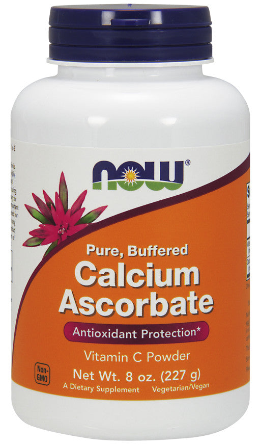 Calcium Ascorbate, Pure Buffered Powder - 227g - NOW Foods | WestPharmacy.nl - Minerals
