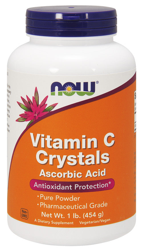 Vitamin C Crystals - 454g - NOW Foods | Vaistine1.lt | WestPharmacy.eu