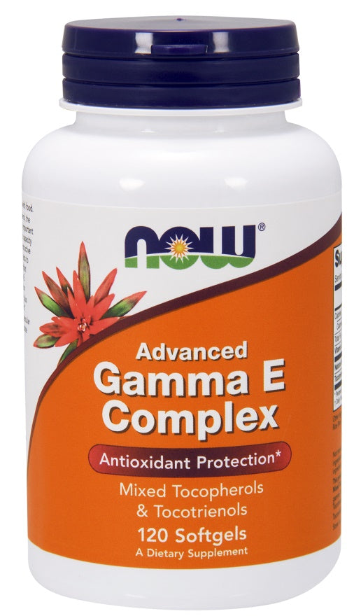 Advanced Gamma E Complex - 120 softgels - NOW Foods | WestPharmacy.nl - Vitamins