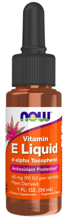 Vitamin E Liquid - 30 ml - NOW Foods | Vaistine1.lt | WestPharmacy.eu