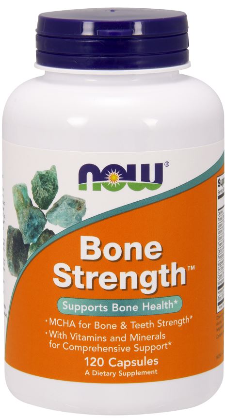 Bone Strength - 120 caps - NOW Foods | WestPharmacy.nl - Minerals