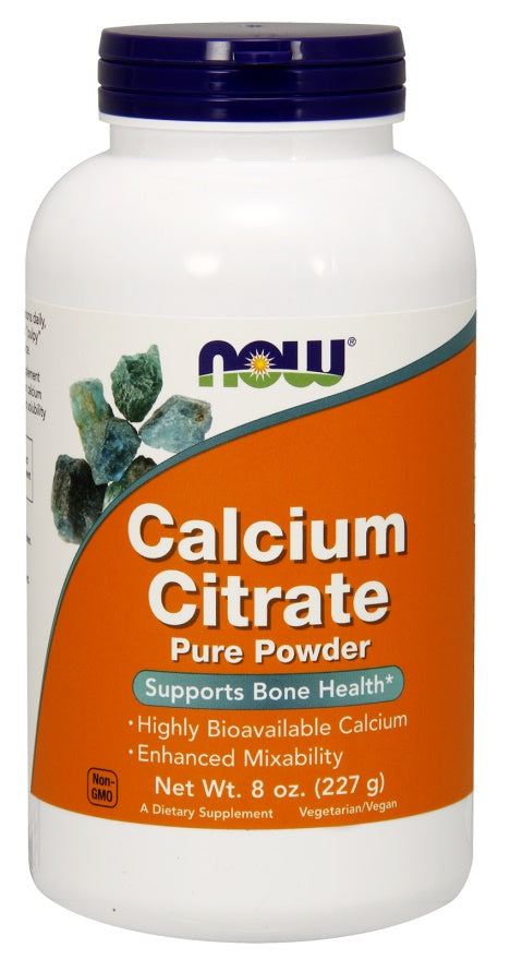 Calcium Citrate Pure Powder - 227g - NOW Foods | Vaistine1.lt | WestPharmacy.eu