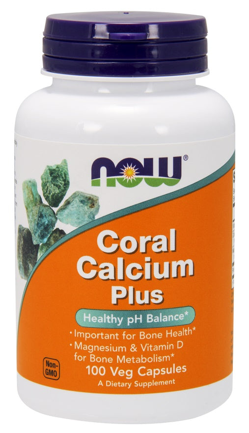 Coral Calcium Plus - 100 vcaps - NOW Foods | WestPharmacy.nl - Minerals