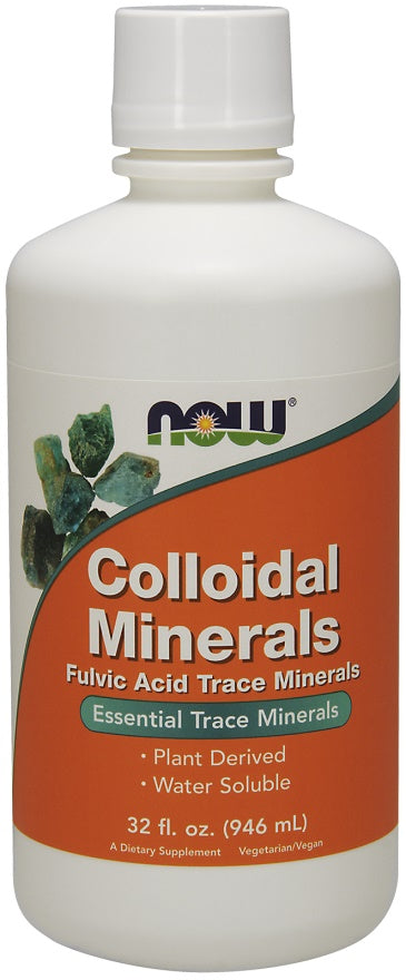 Colloidal Minerals, Raspberry - 946 ml - NOW Foods | WestPharmacy.nl - Minerals