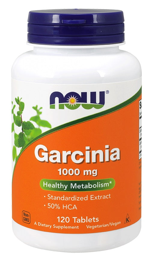 Garcinia, 1000mg - 120 tablets - NOW Foods | Vaistine1.lt | WestPharmacy.eu
