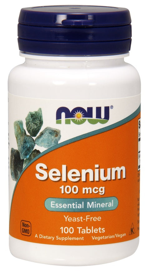 Selenium, 100mcg - 100 tabs - NOW Foods | WestPharmacy.nl - Minerals