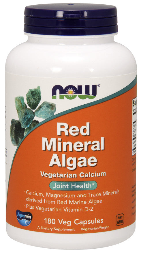 Red Mineral Algae - 180 vcaps - NOW Foods | WestPharmacy.nl - Minerals