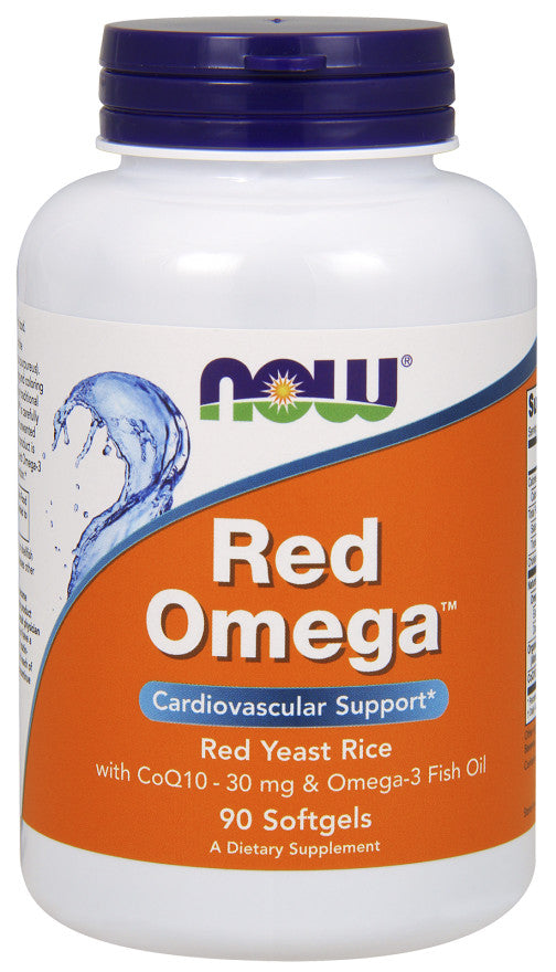 Red Omega (Red Yeast Rice) - 90 softgels - NOW Foods | WestPharmacy.nl - Cardiovascular Health