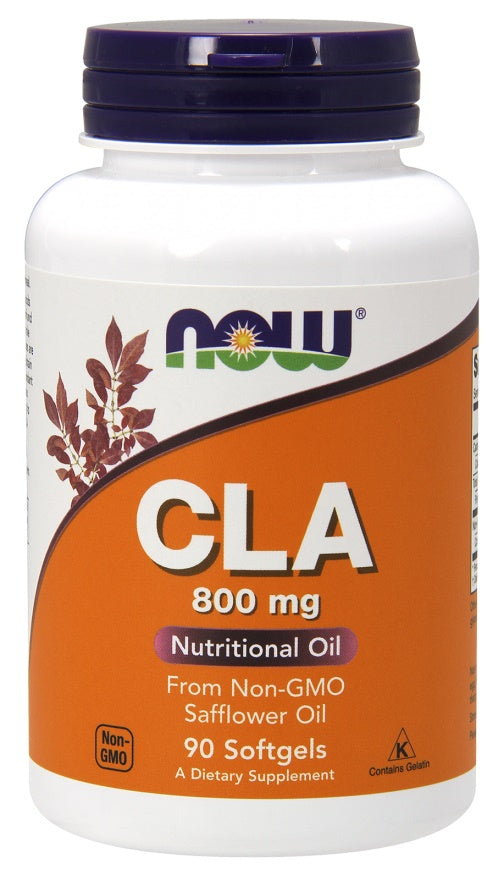 CLA, 800mg - 90 softgels - NOW Foods | WestPharmacy.nl - Weight Management
