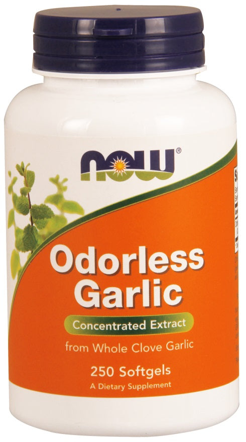 Odorless Garlic - 250 softgels - NOW Foods | WestPharmacy.nl - Cardiovascular Health