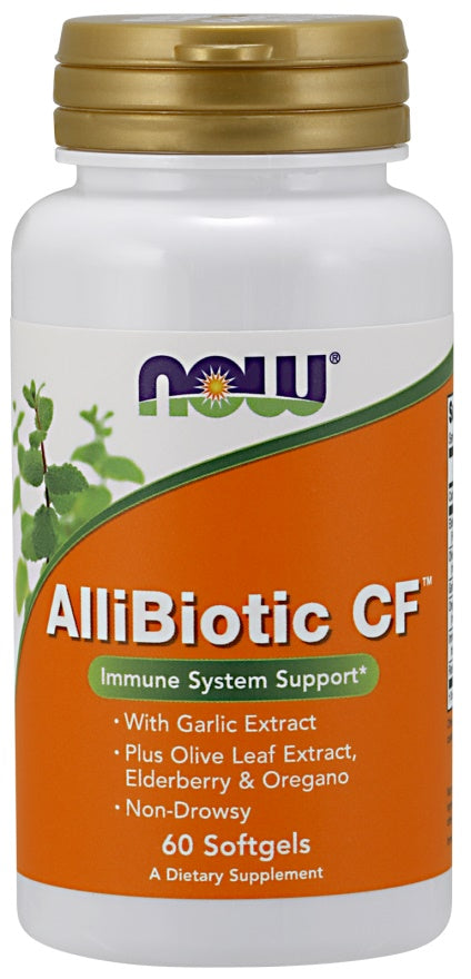 AlliBiotic CF - 60 softgels - NOW Foods | WestPharmacy.nl - Immune Support