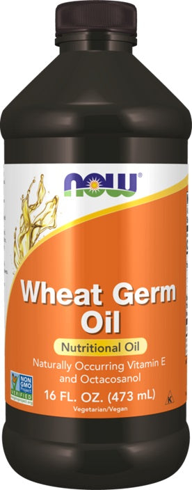 Wheat Germ Oil, Liquid - 473 ml - NOW Foods | WestPharmacy.nl - Fatty acids