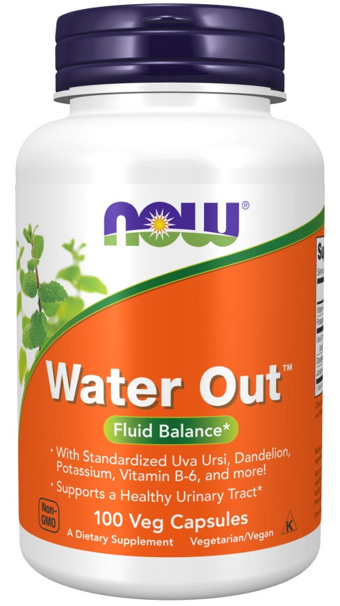 Water Out - 100 vcaps - NOW Foods | WestPharmacy.nl - Weight Management