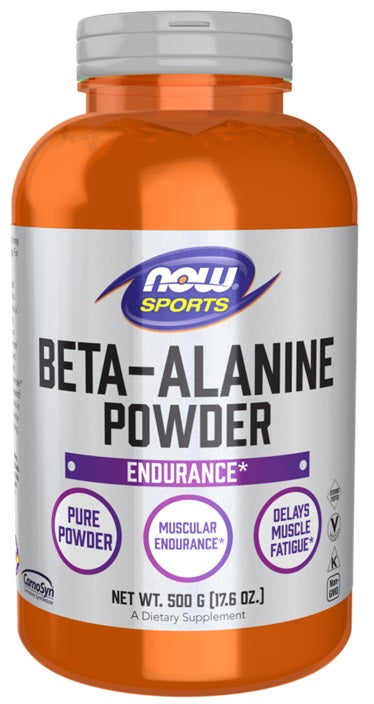 Beta-Alanine, Powder - 500g - NOW Foods | Vaistine1.lt | WestPharmacy.eu