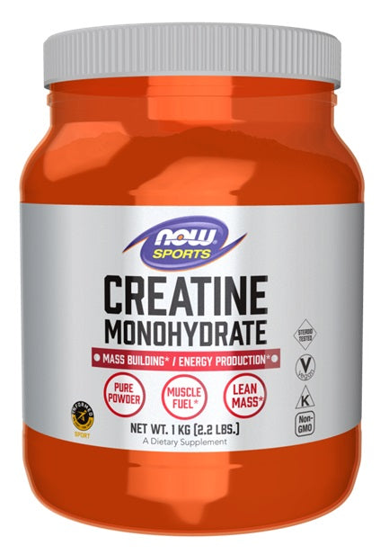 Creatine Monohydrate, Pure Powder - 1000g - NOW Foods | WestPharmacy.nl - Creatine