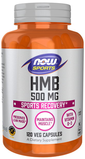 HMB, 500mg - 120 vcaps - NOW Foods | WestPharmacy.nl - Amino Acids and BCAAs