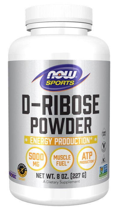 D-Ribose, Powder - 227g - NOW Foods | WestPharmacy.nl - Energy