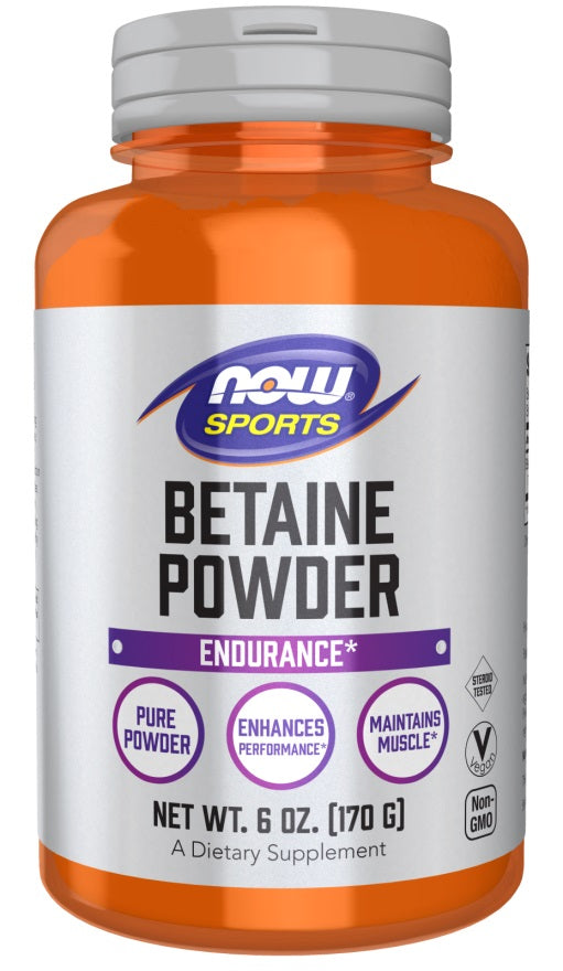 Betaine Powder - 170g - NOW Foods | WestPharmacy.nl - Amino Acids and BCAAs