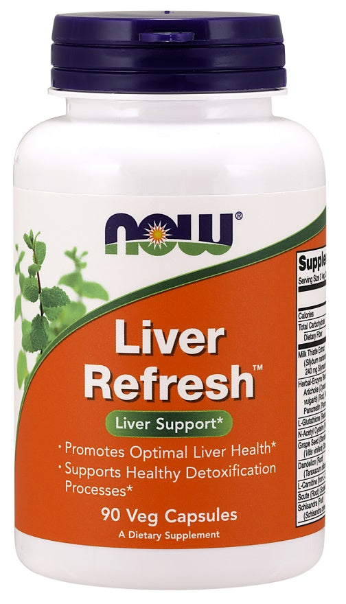 Liver Refresh - 90 vcaps - NOW Foods | WestPharmacy.nl - Liver Health