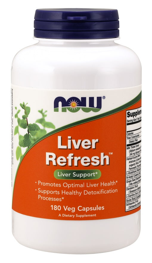 Liver Refresh - 180 vcaps - NOW Foods | WestPharmacy.nl - Liver Health