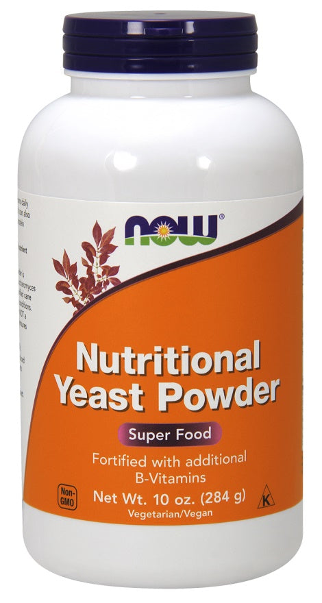 Nutritional Yeast Powder - 284g - NOW Foods | WestPharmacy.nl - Nutrition