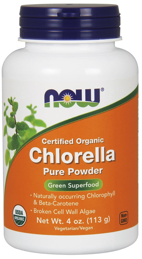 Chlorella, Pure Powder - 113g - NOW Foods | WestPharmacy.nl - Antioxidants