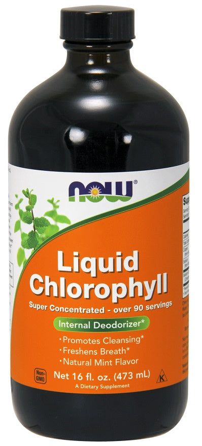 Chlorophyll Liquid - 473 ml - NOW Foods | WestPharmacy.nl - Antioxidants
