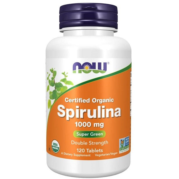 Spirulina, 1000mg - 120 tabs - NOW Foods | WestPharmacy.nl - Antioxidants
