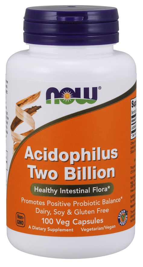 Acidophilus Two Billion - 100 vcaps - NOW Foods | WestPharmacy.nl - Probiotics