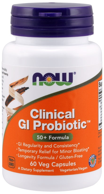 Clinical GI Probiotic - 60 vcaps - NOW Foods | WestPharmacy.nl - Probiotics