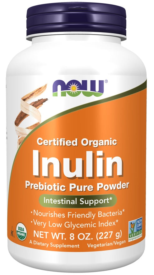 Inulin Prebiotic Pure Powder - 227g - NOW Foods | WestPharmacy.nl - Prebiotics
