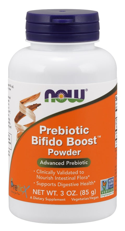 Prebiotic Bifido Boost Powder - 85g - NOW Foods | WestPharmacy.nl - Prebiotics