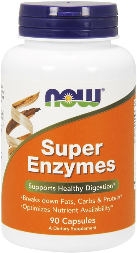 Super Enzymes - 90 caps - NOW Foods | WestPharmacy.nl - Digestive Health