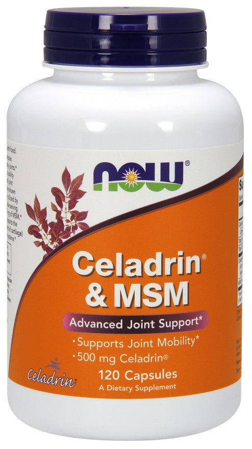 Celadrin & MSM, 500mg - 120 caps - NOW Foods | WestPharmacy.nl - Joint Support
