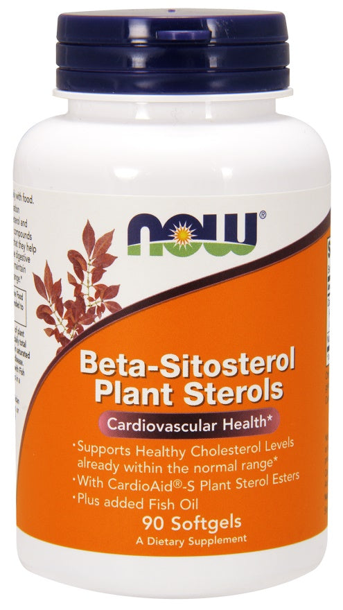Beta-Sitosterol Plant Sterols - 90 softgels - NOW Foods | WestPharmacy.nl - Cholesterol