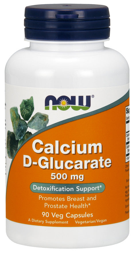 Calcium D-Glucarate, 500mg - 90 vcaps - NOW Foods | WestPharmacy.nl - Minerals
