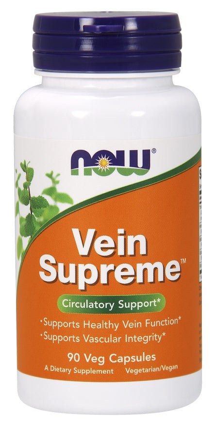 Vein Supreme - 90 vcaps - NOW Foods | WestPharmacy.nl - Blood Circulation