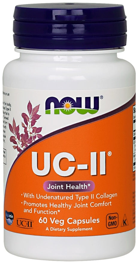 UC-II Undenatured Type II Collagen - 60 caps - NOW Foods | WestPharmacy.nl - Joint Support