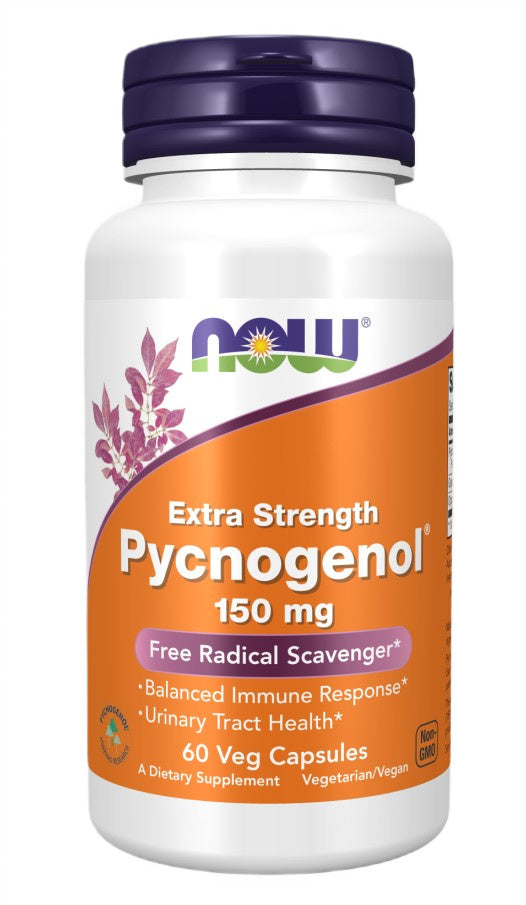 Pycnogenol, 150mg Extra Strenght - 60 vcaps - NOW Foods - WestPharmacy.nl - Antioxidants