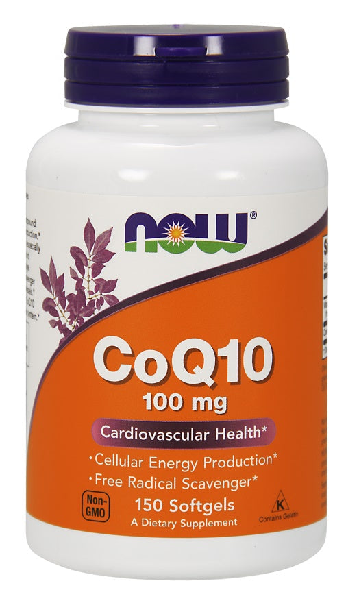 CoQ10, 100mg - 150 softgels - NOW Foods | WestPharmacy.nl - Cardiovascular Health