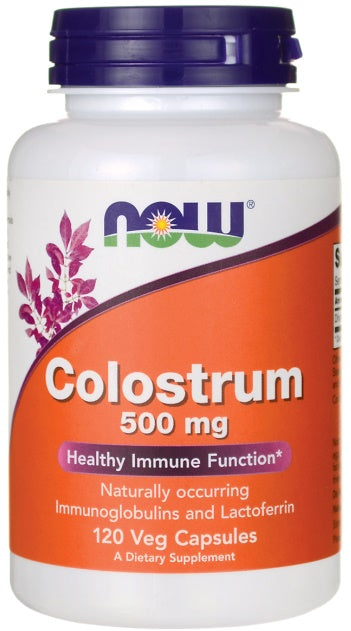 Colostrum, 500mg - 120 vcaps - NOW Foods | Vaistine1.lt | WestPharmacy.eu