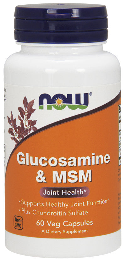 Glucosamine & MSM - 60 vcaps - NOW Foods | WestPharmacy.nl - Joint Support