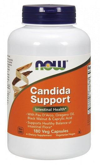 Candida Support - 180 vcaps - NOW Foods | WestPharmacy.nl - Gut Health
