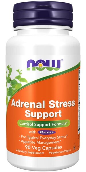 Adrenal Stress Support - 90 vcaps - NOW Foods | WestPharmacy.nl - Stress Support