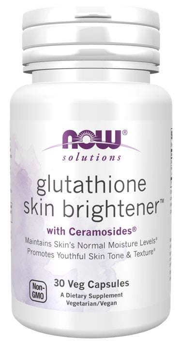 Glutathione Skin Brightener with Ceramosides - 30 vcaps - NOW Foods | WestPharmacy.nl - Skin Care