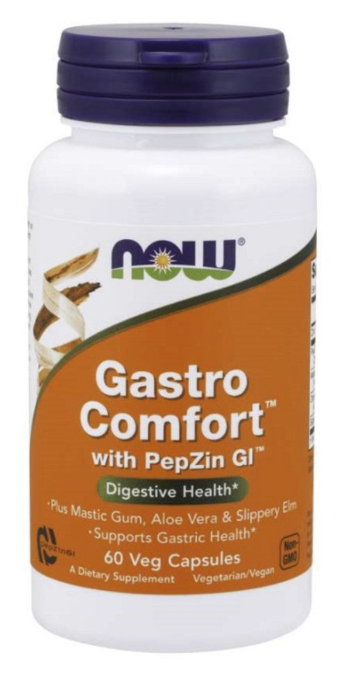 Gastro Comfort with PepZin GI - 60 vcaps - NOW Foods | WestPharmacy.nl - Digestive Health